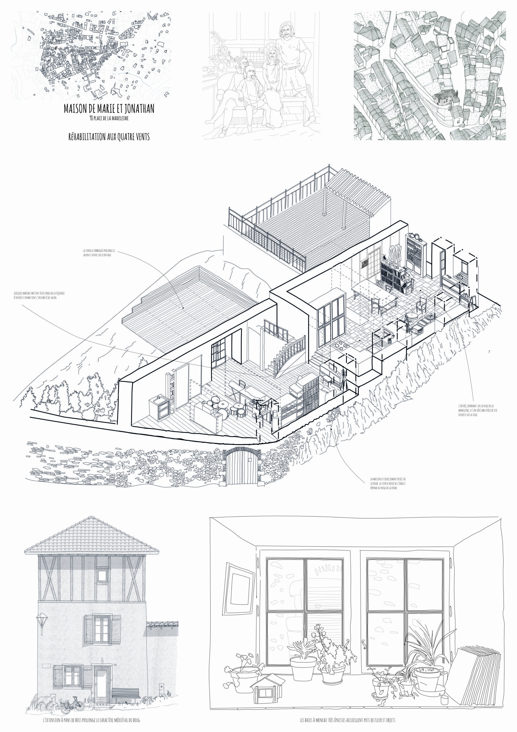 commune - atelier d’architecture - portraits habités - Antoine Begel Marine Favennec Leo Urli Alexis Stremsdoerfer Louise Vergnaud Louis Putot Martin Rollin