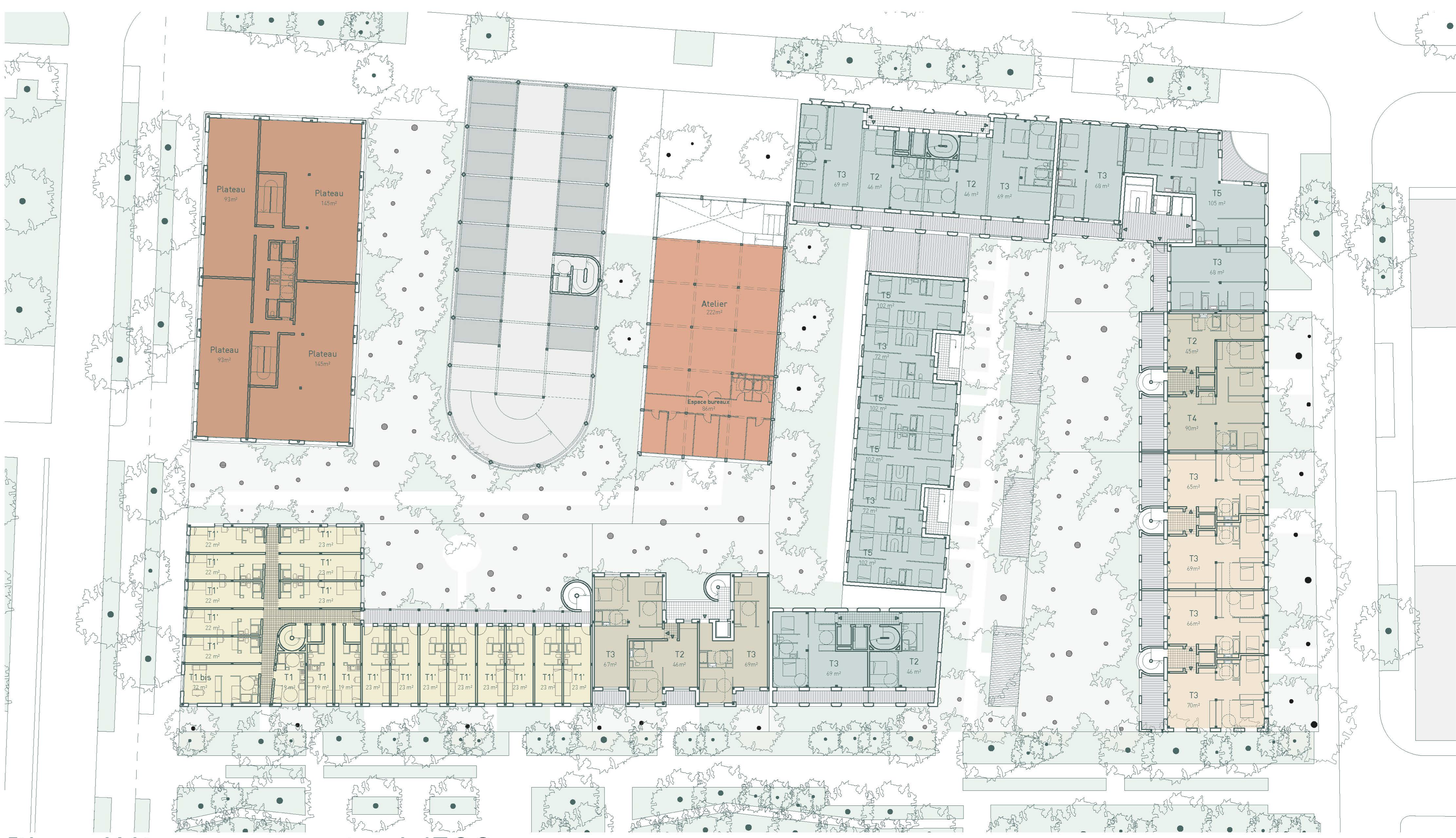 SAU_Plan etage courant